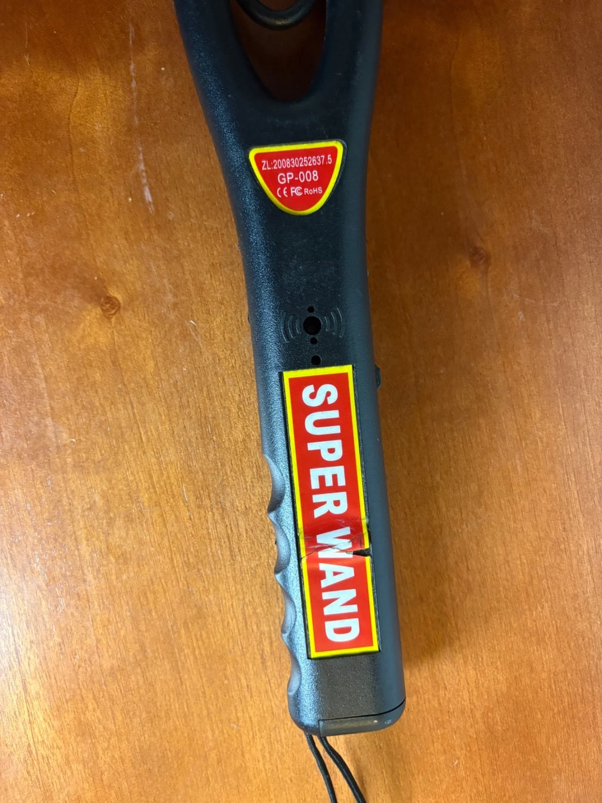 Super Wand GP-008 Handheld Metal Detector Security Scanner with AC Power Adapter – photo 8