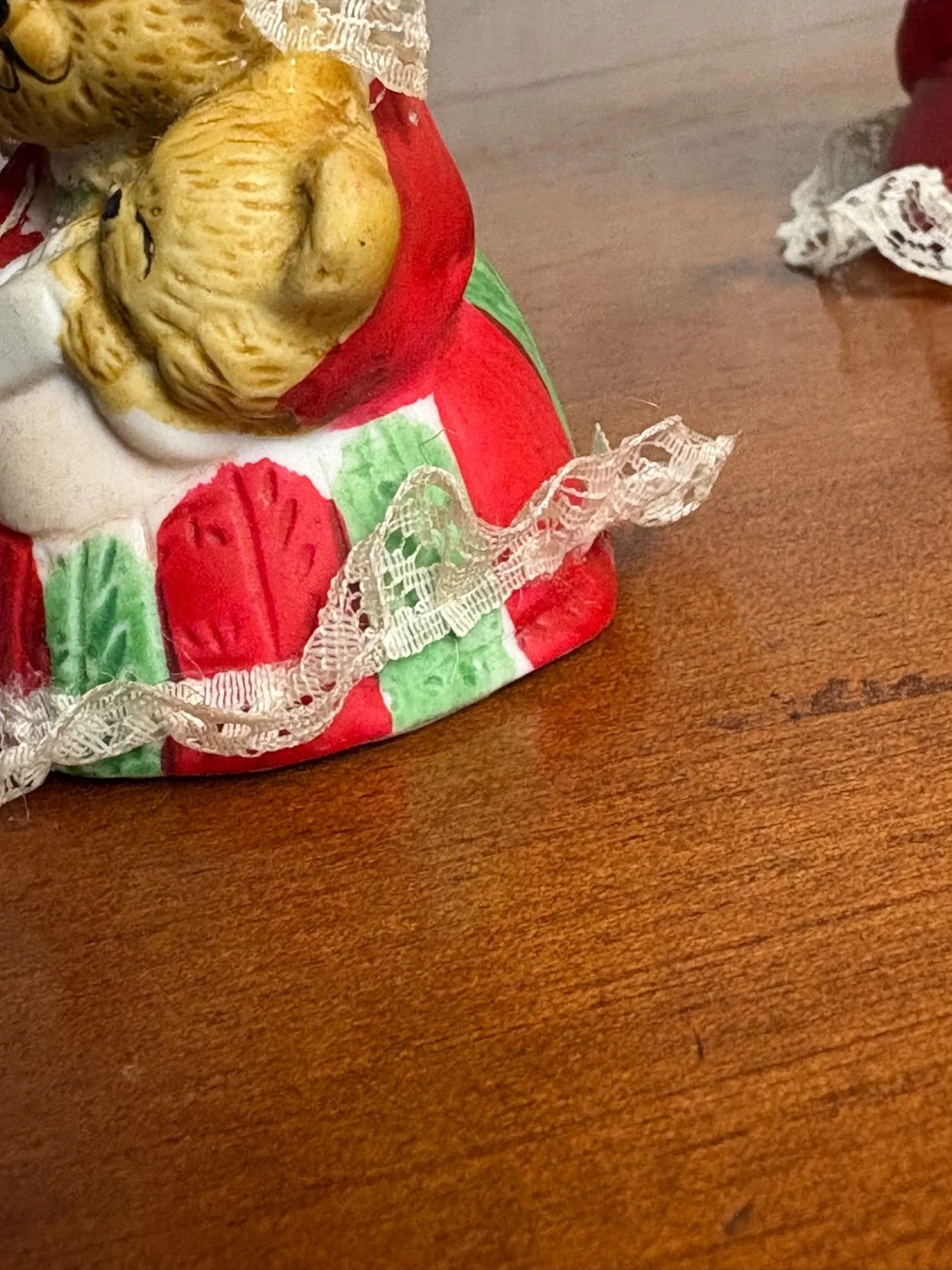 Jasco Caring Critter Chimer Bisque Porcelain Bell Ornaments Set of 2 – photo 12