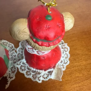Jasco Caring Critter Chimer Bisque Porcelain Bell Ornaments Set of 2 – photo 6