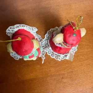 Jasco Caring Critter Chimer Bisque Porcelain Bell Ornaments Set of 2 – photo 8