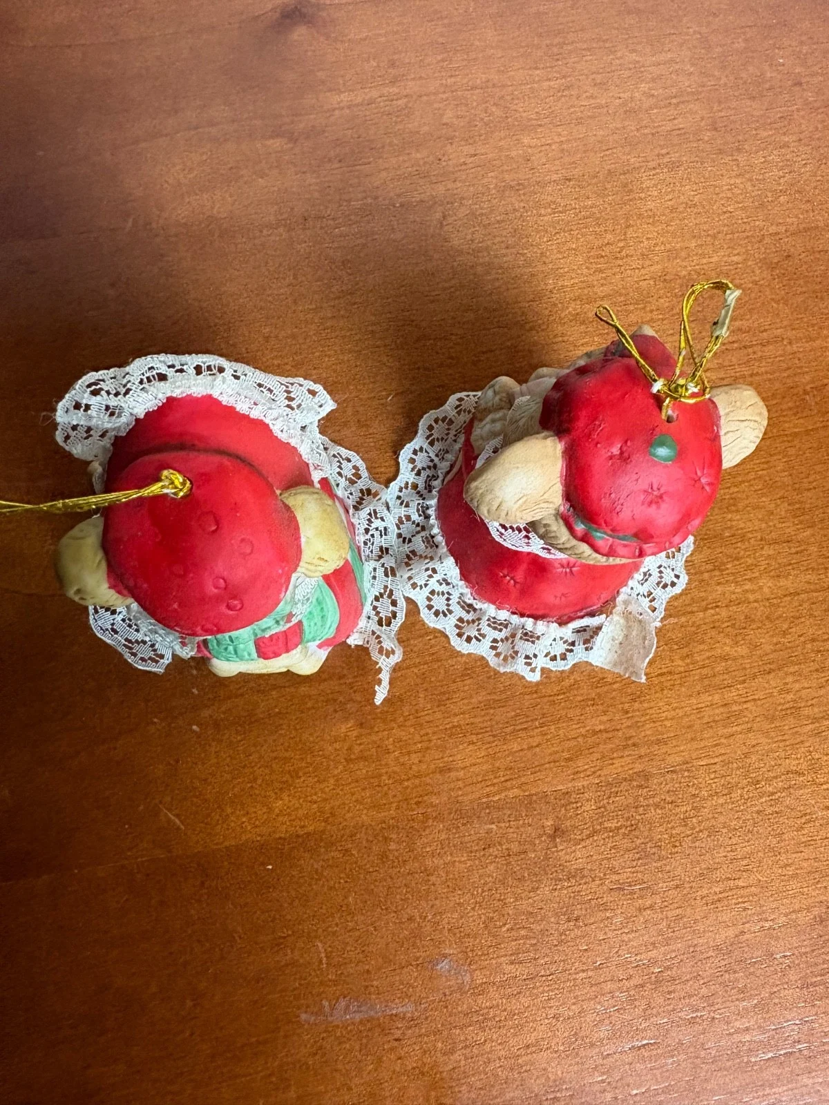 Jasco Caring Critter Chimer Bisque Porcelain Bell Ornaments Set of 2 – photo 8