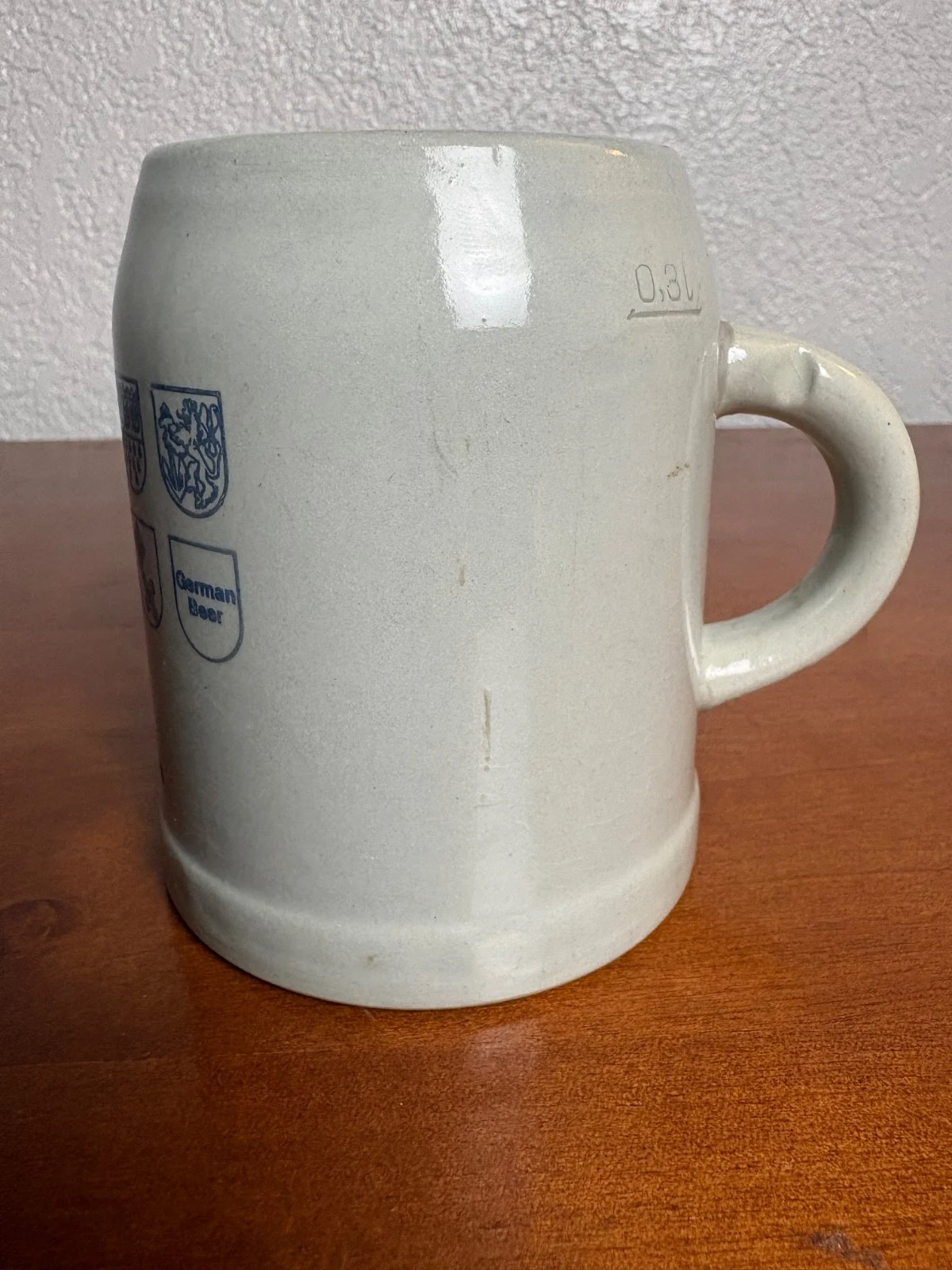 1970 Vintage Lufthansa Airlines Stoneware German 0.3 Liter Beer Stein – photo 3