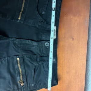 AG Adriano Goldschmied The Harlow Black Patch Pocket Zip Pants Made in USA Size – photo 6