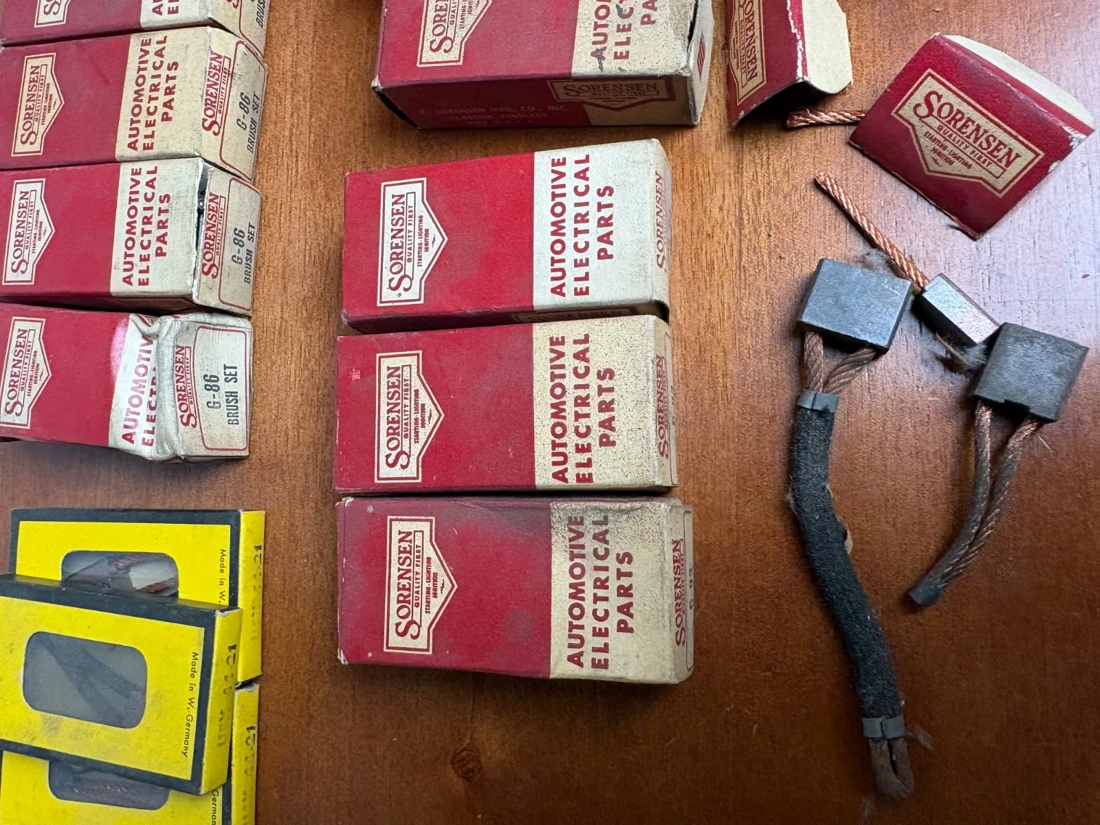 Vintage Sorensen & USM Automotive Electrical Brush Set Lot G-86 G-93 G-92 NOS – photo 8