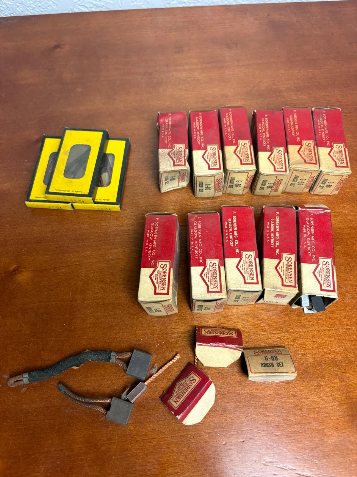 Vintage Sorensen & USM Automotive Electrical Brush Set Lot G-86 G-93 G-92 NOS – photo 9