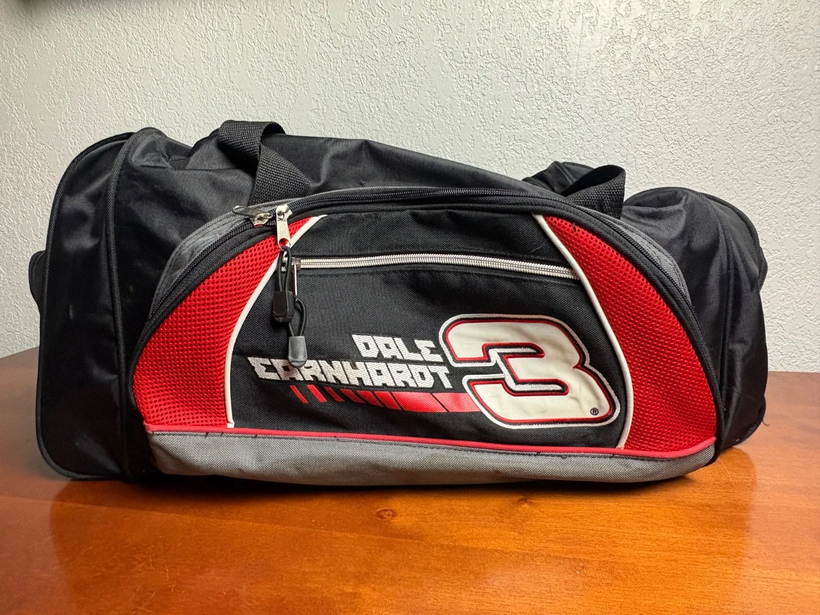 Vtg Lg 2003 Black Dale Earnhardt Sr #3 Duffle Bag (19x13x10) Embroidered (Read)