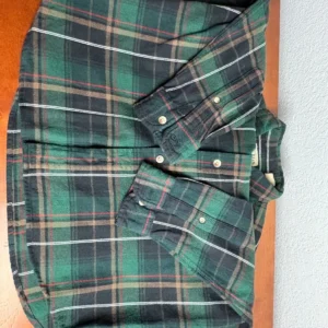 Head Brand Co Men's Large Green Plaid Flannel Button Up Shirt Long Sleeve L – photo 4