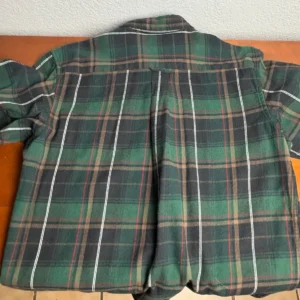 Head Brand Co Men's Large Green Plaid Flannel Button Up Shirt Long Sleeve L – photo 5