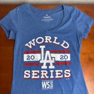 Women 2020 World Series Champions Los Angeles Dodgers Shirt Sz S
