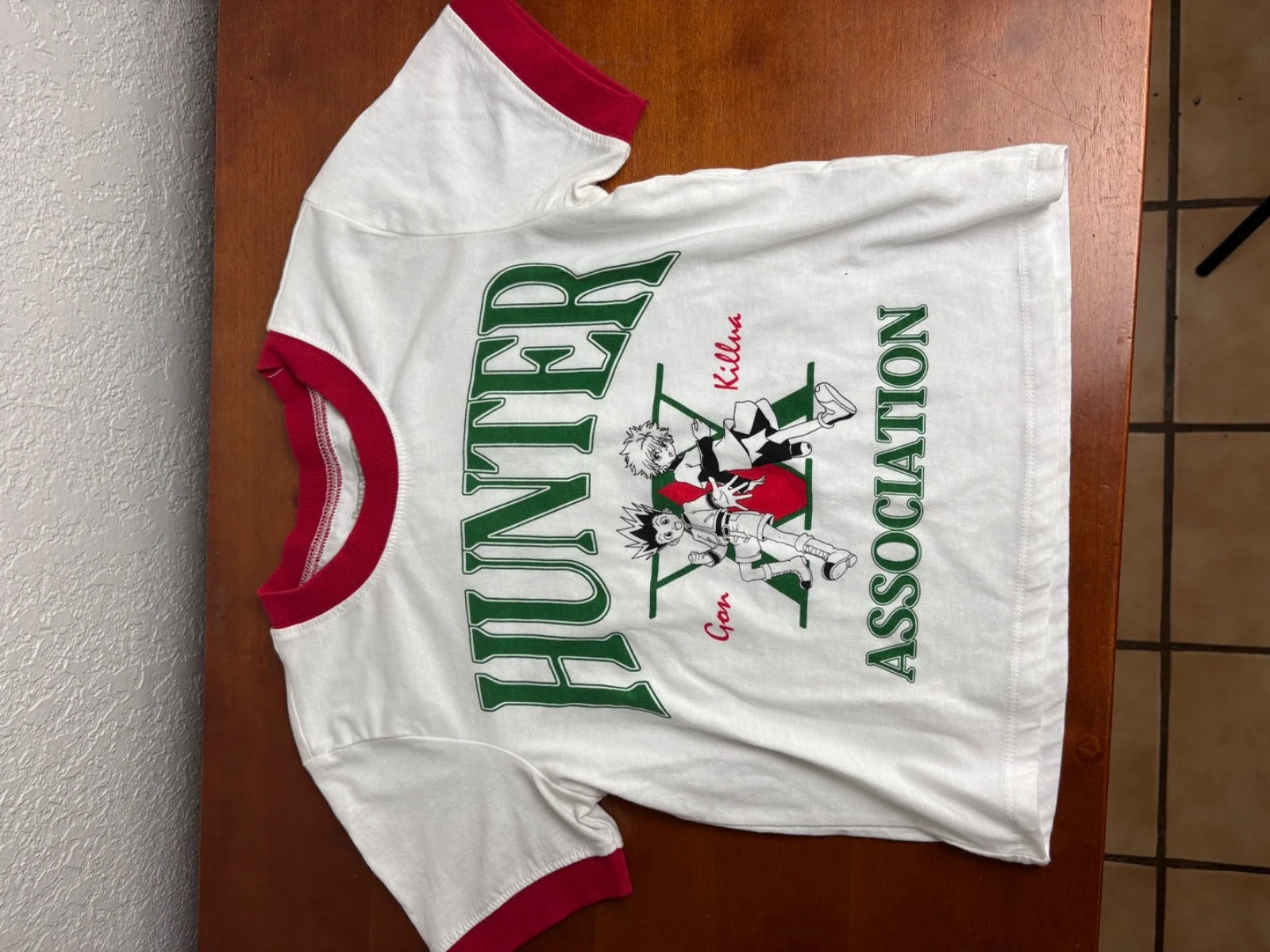 Hunter x Hunter Ringer T-Shirt Size Small Gon & Killua Hunter Association Anime