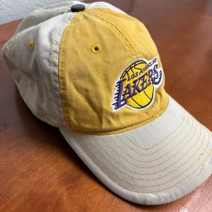 NBA Los Angeles Lakers Hat EZ-Stretch Elevation Cap White Yellow Two-Tone L/XL – photo 2
