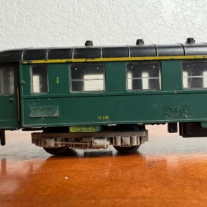 Fleischmann HO Scale SNCB Belgian Green Passenger Coach – photo 12