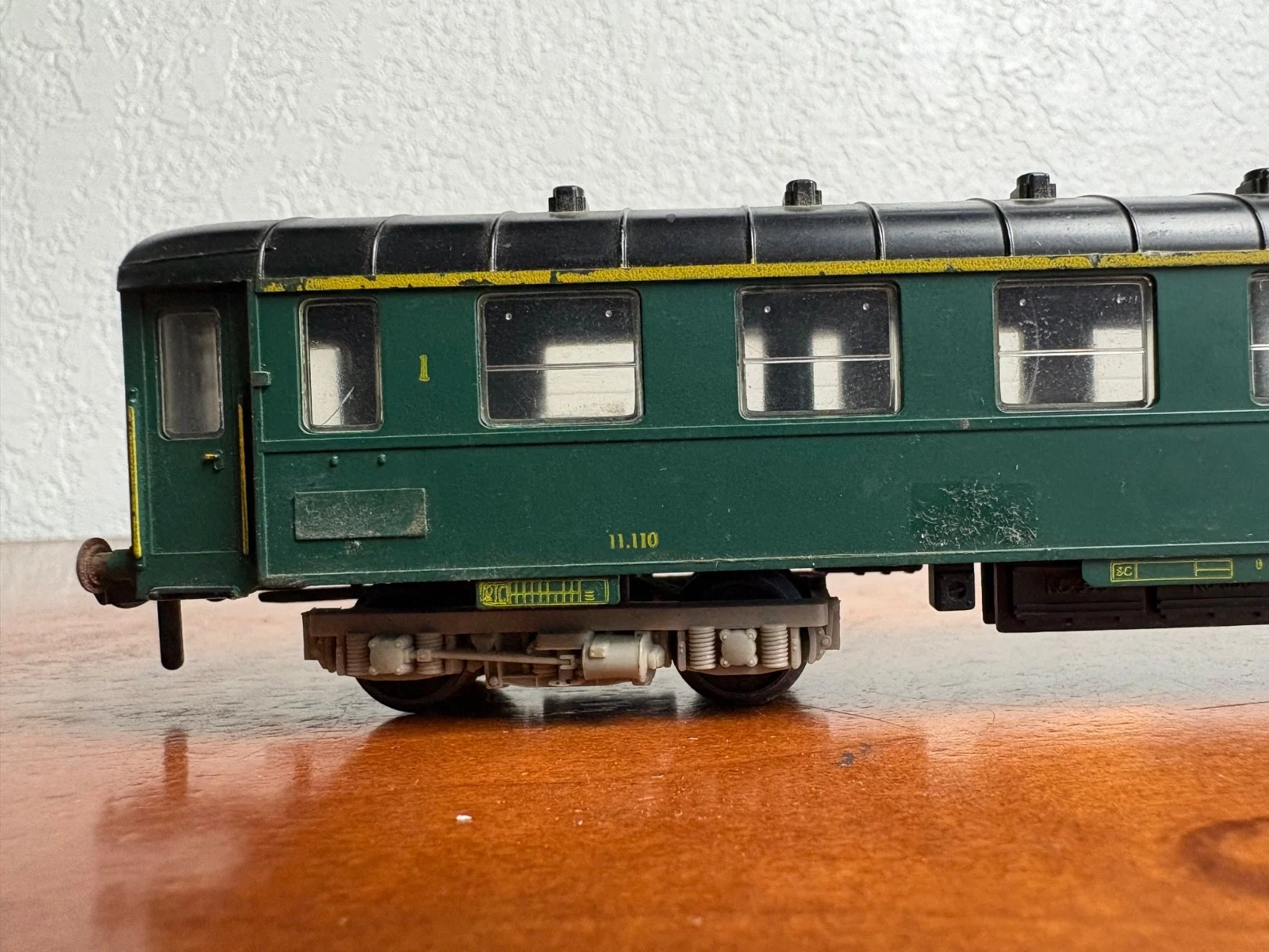 Fleischmann HO Scale SNCB Belgian Green Passenger Coach – photo 12