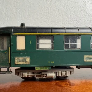 Fleischmann HO Scale SNCB Belgian Green Passenger Coach – photo 7