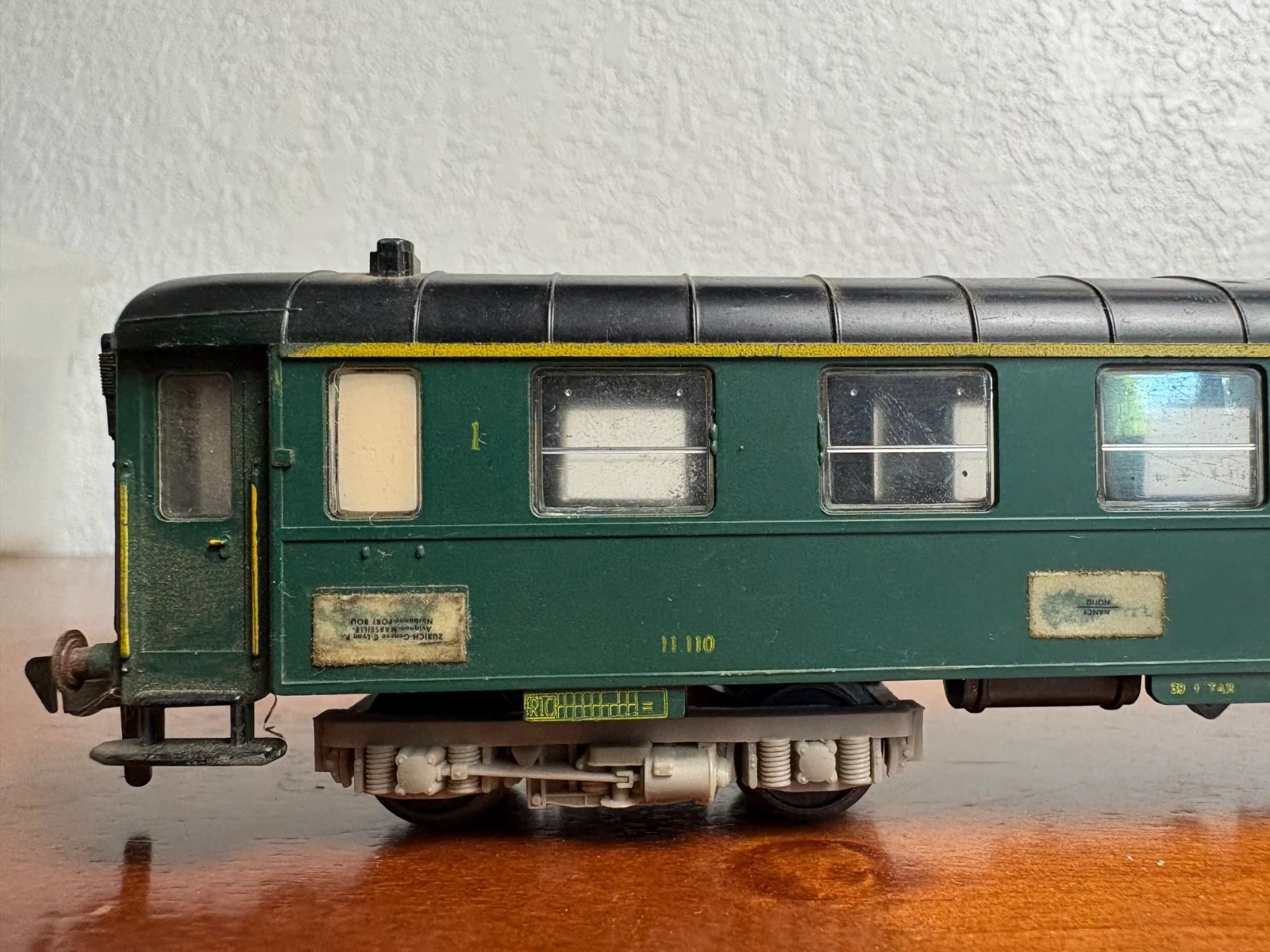 Fleischmann HO Scale SNCB Belgian Green Passenger Coach – photo 7