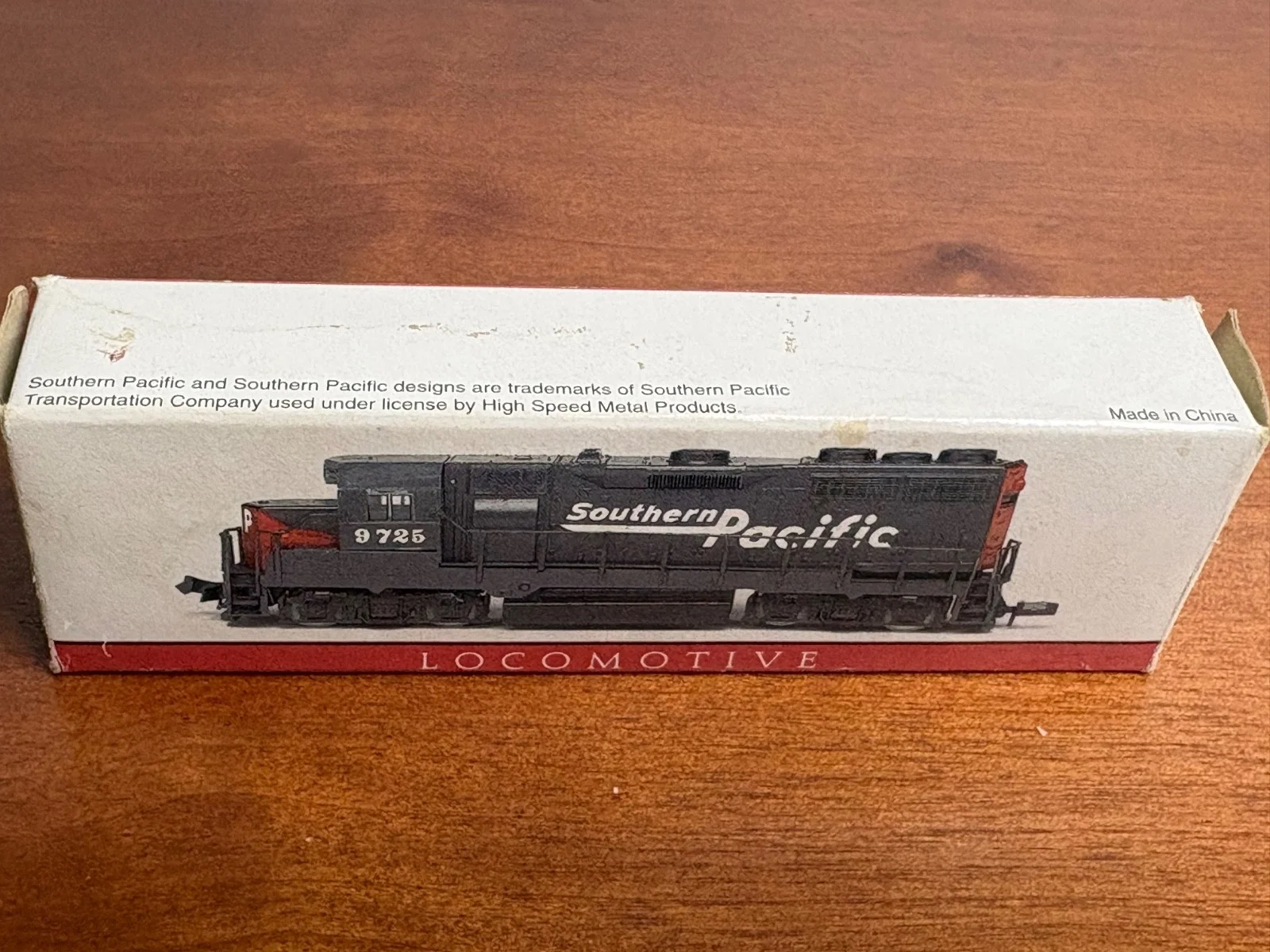 High Speed No. 218 Southern Pacific Locomotive 9725 Die-Cast Train with Box – photo 7