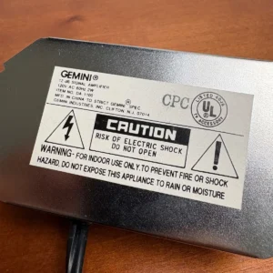 Gemini DA1100 Cable VCR amplifier single output VHF/FM 10DB 50-450MHz – photo 4