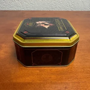 Confiserie Heidel Dark Chocolate Empty Collectible Tin Octagonal Art Deco Style – photo 4