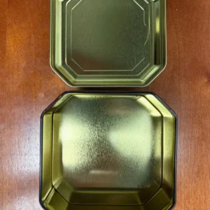 Confiserie Heidel Dark Chocolate Empty Collectible Tin Octagonal Art Deco Style – photo 7