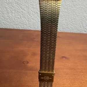 Citizen Quartz Gold Tone Watch Day/Date Square 3801-450281 TA Japan GN-7-S – photo 11