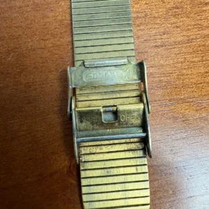 Citizen Quartz Gold Tone Watch Day/Date Square 3801-450281 TA Japan GN-7-S – photo 6