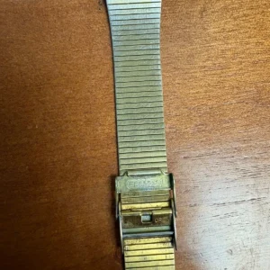Citizen Quartz Gold Tone Watch Day/Date Square 3801-450281 TA Japan GN-7-S – photo 7