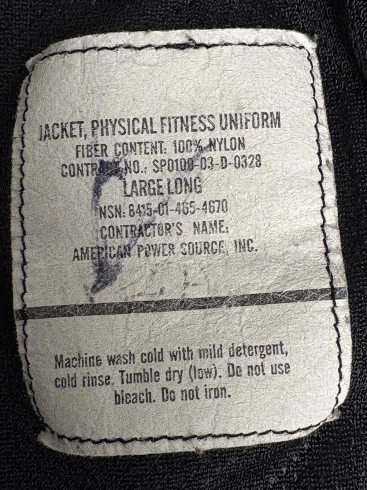 US Army IPFU Jacket, Gray Reflective Individual Physical Fitness SZ Large Short – photo 8