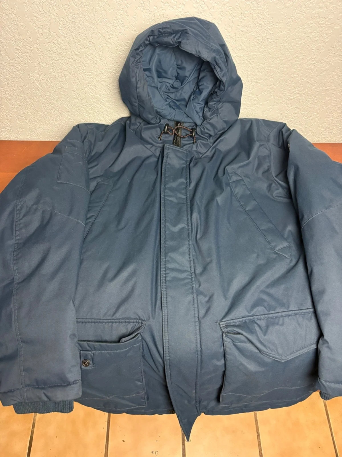 Hawke & Co Outfitter Men's 2XL Navy Blue Hooded Puffer Parka Jacket Heavyweight – photo 4