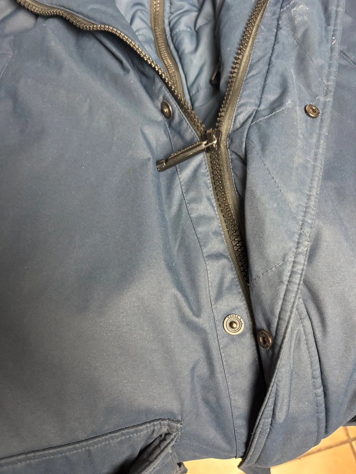 Hawke & Co Outfitter Men's 2XL Navy Blue Hooded Puffer Parka Jacket Heavyweight – photo 7