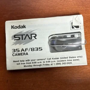 Kodak Star 835AF 35mm Film Camera Ektanar Lens w/ Case & Manual – photo 4