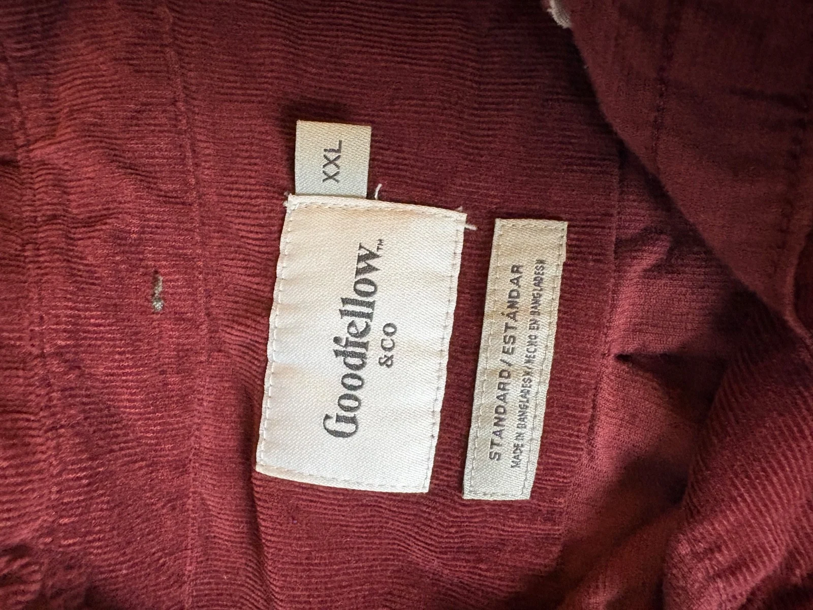 Goodfellow & Co Size: XXL Shirt Long Sleeve Standard – photo 2